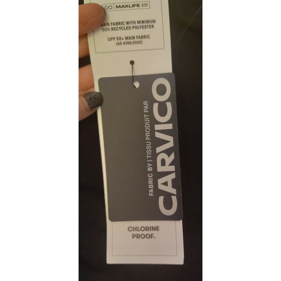 NWT Arena Team Solid Male Racer Swim Brief US Size 44 Black Carvico Performance - Picture 8 of 10